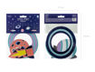 Picture of HANGING DECORATION SPACE 17X10CM - 5 PACK
